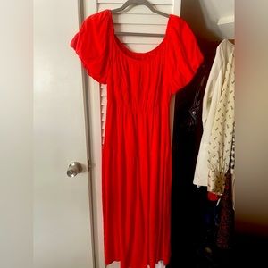 Both off the shoulder summer dresses